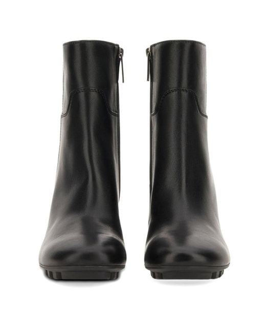 Hogan Black 90Mm Leather Boots