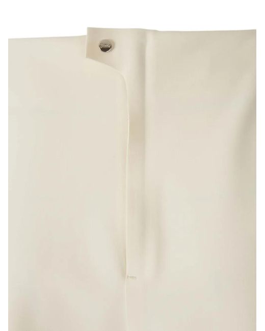 Herno White Medium Skirt