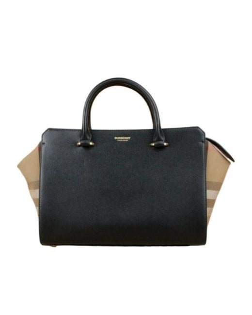 Burberry Black Banwell Small Tote Bag