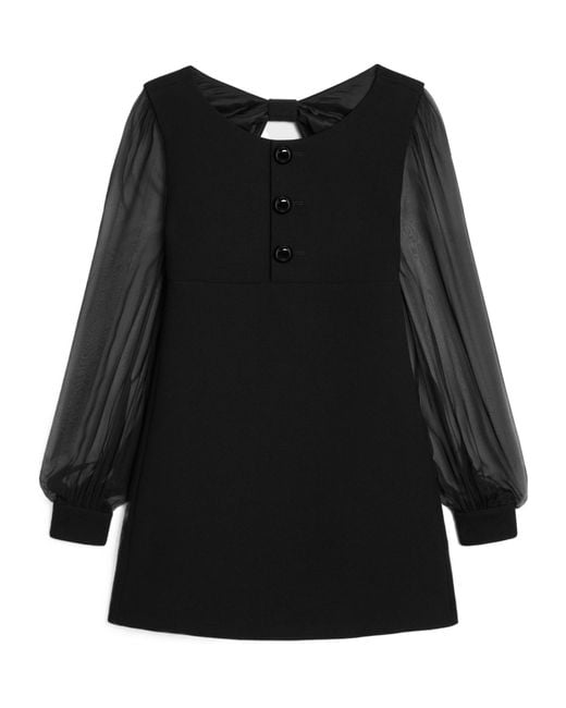 Céline Black Mini Trapeze Dress