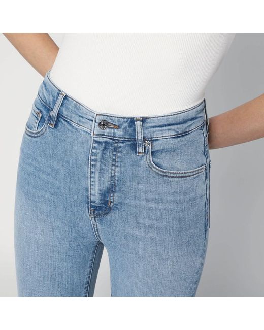 FRAME Blue Belt-Loop Jeans