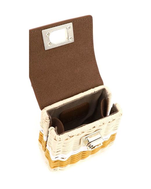 Furla Brown Multi-Color Microstandard Shoulder Bag