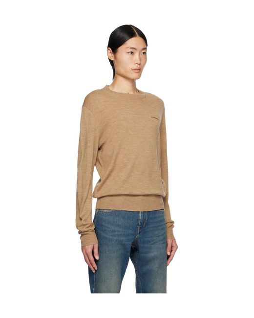 Isabel Marant Blue Basile Wool Jumper for men