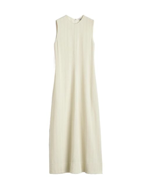 Totême White Sleeveless Maxi Dress