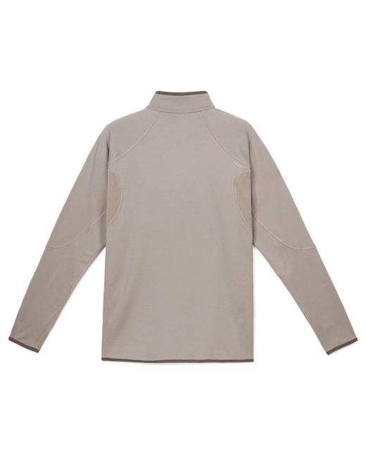 Satisfy Gray Half-Zip Sweatshirt for men