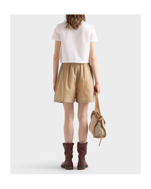 Prada Natural Washed Re-Nylon Shorts