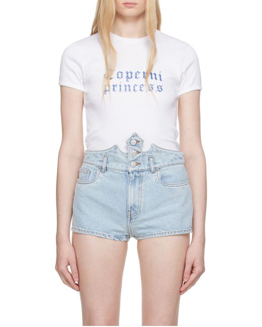 Coperni Blue X Disney Princess Slim-Fit T-Shirt