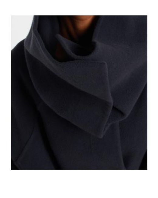 Calvin Klein Black Liza Wool And Cashmere Overcoat