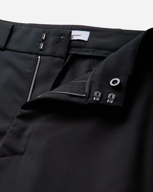 Kiko Kostadinov Black Casual Pants With Belt Loops for men