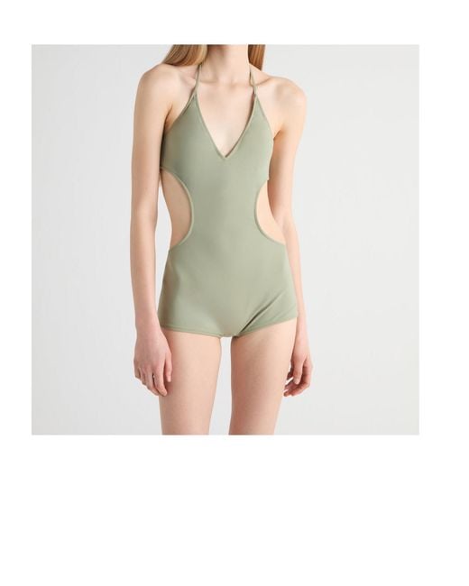 Paloma Wool Green Cutout Bikini