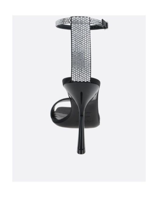 Sergio Rossi Black X Evangelie Smyrniotaki 110Mm Sandals
