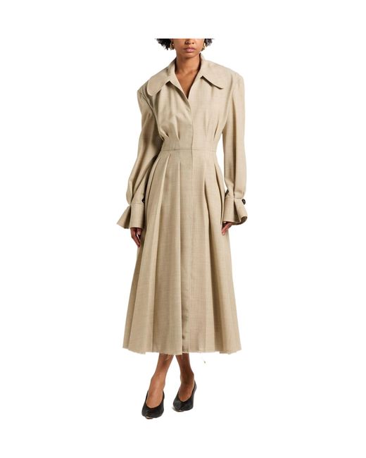 Jacquemus Natural Long Wool Coat