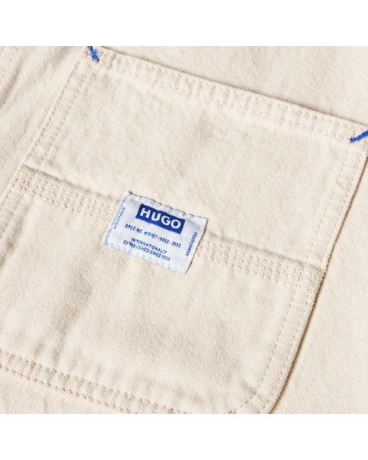 Boss Natural Cotton Utility Overshirt for men