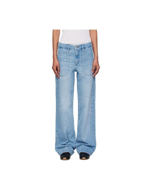 A.P.C. Blue Jeans With Belt Loops