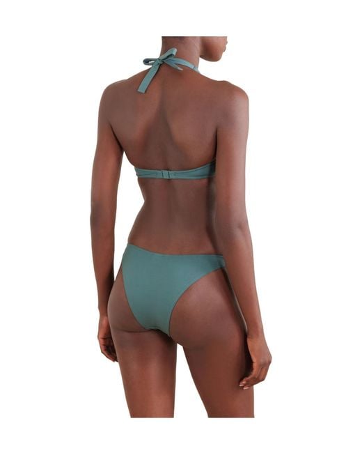 Eres Blue Embellished Bikini Briefs
