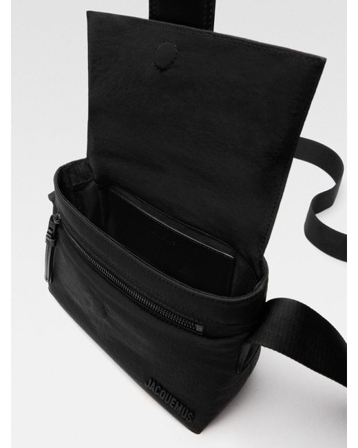 Jacquemus Black Bambino Small Messenger Bag for men