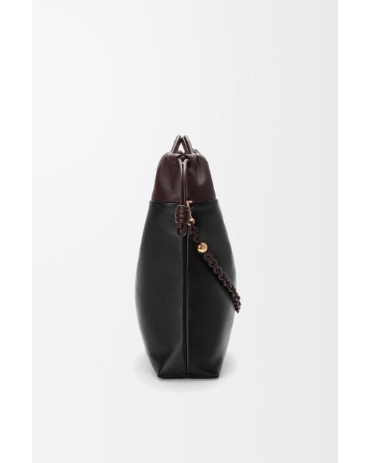 Loewe Black Flamenco Purse Tote Bag