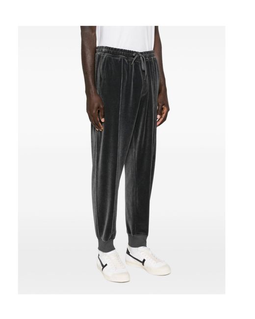 Tom Ford Black Velour Joggers for men