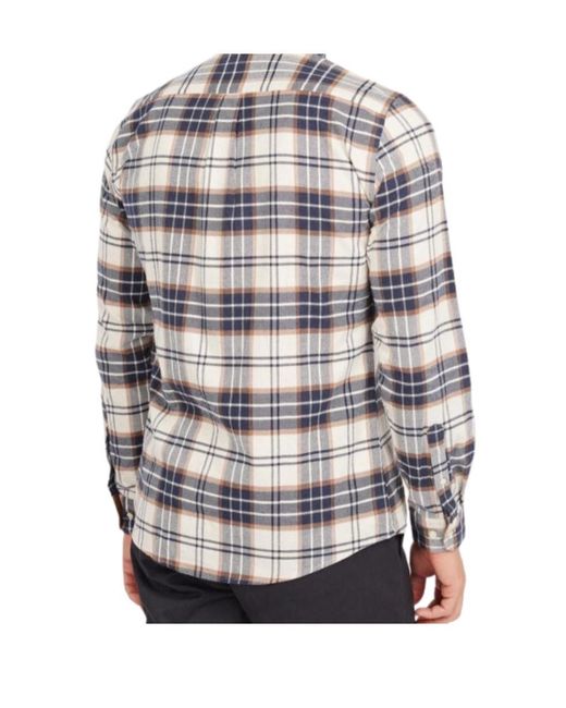Barbour Blue Ronan Tailored Fit Check Shirt for men