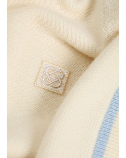 Casablanca Natural Long-Sleeved Knitwear for men