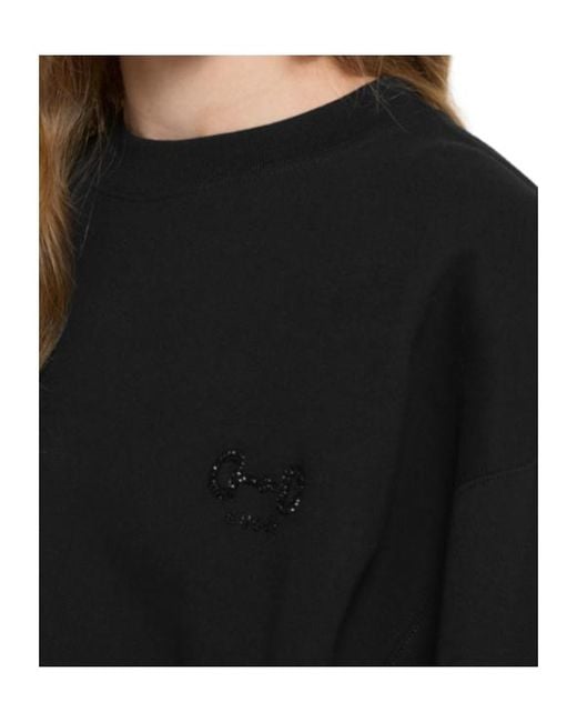 Gucci Black Horsebit Embroidered Crewneck Sweatshirt