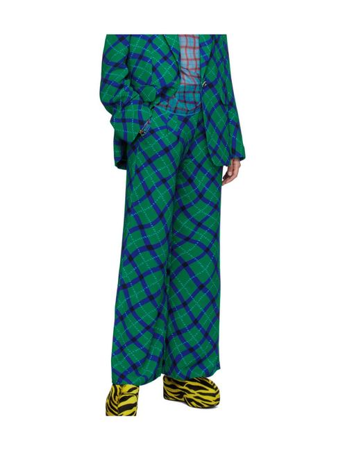 Simon Miller Green Patterned Casual Pants