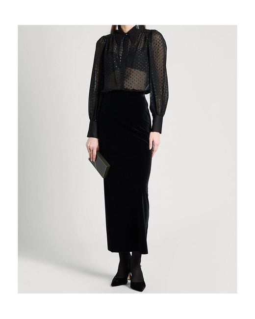 MAX&Co. Black Long Sleeve Shirt