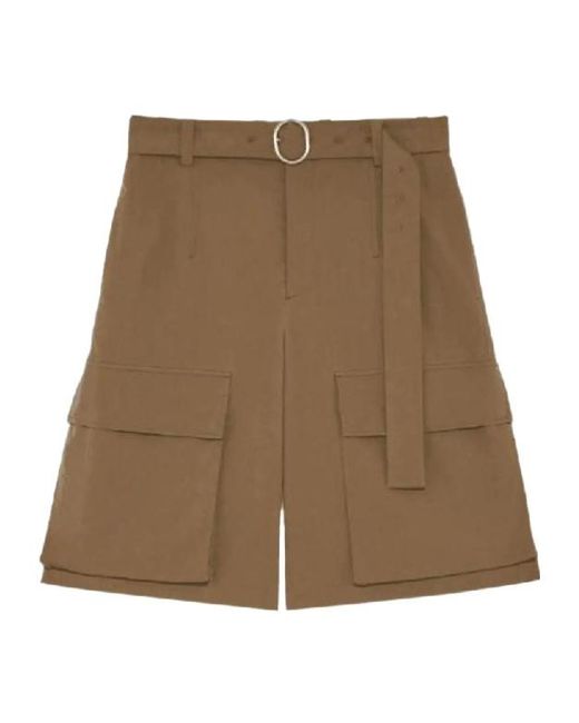 Jil Sander Brown 146 Shorts for men