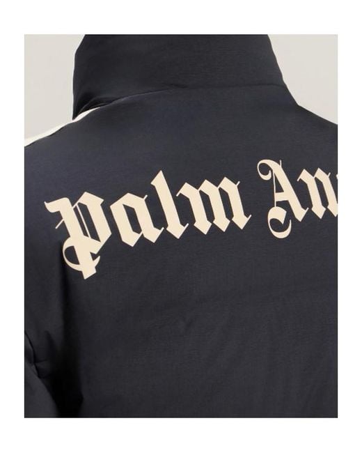 Palm Angels Blue Classic Logo Track Down Jacket for men