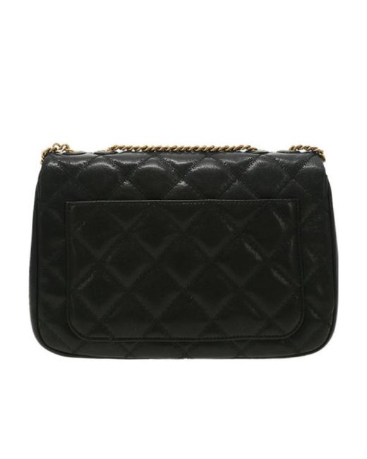 Tory Burch Black Willa Diamond Quilted Shoulder Bag