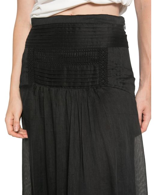 Isabel Marant Black Pylka Jupe