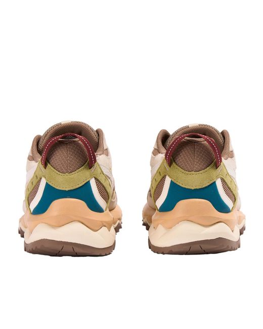 Mizuno Pink Lace-Up Sneakers for men
