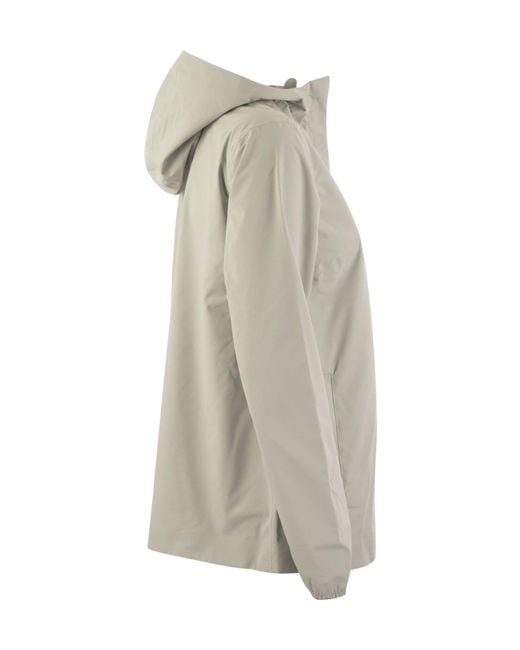 K-Way Gray Marguerite Stretch Dot Jacket