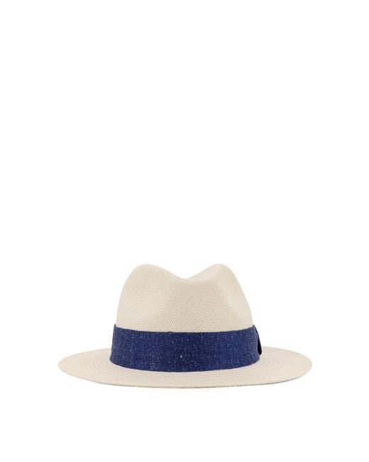 Kiton Blue Ribbon Hat for men
