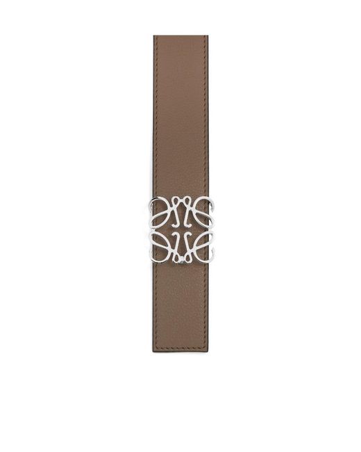 Loewe White Reversible Anagram Belt for men