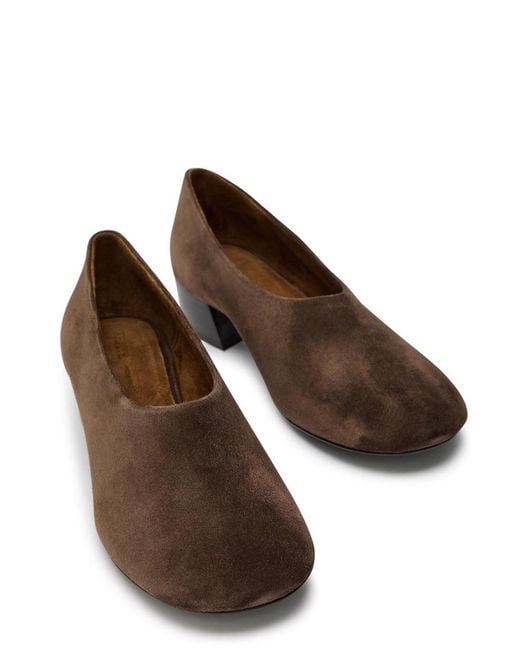 Khaite Brown Suede High Heels