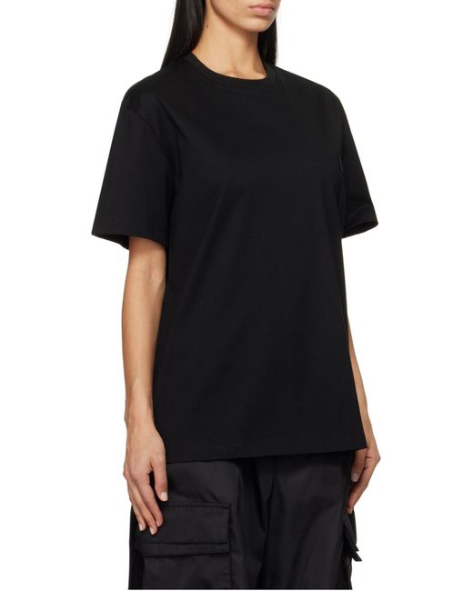 Wooyoungmi Black Graphic Print T-Shirt for men