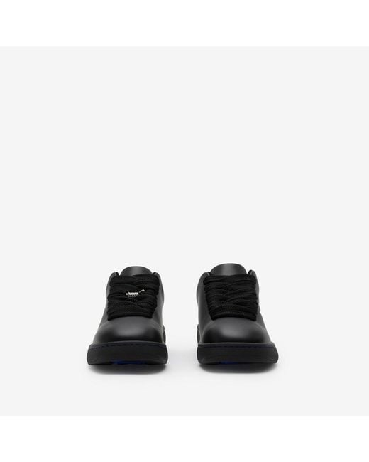Burberry Black Bubble Round Toe Sneakers