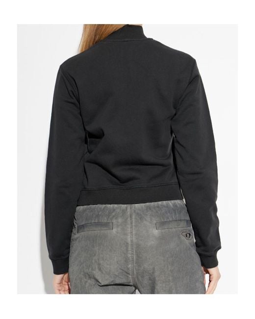 DIESEL Black Flacin Zip-Up Sweatshirt