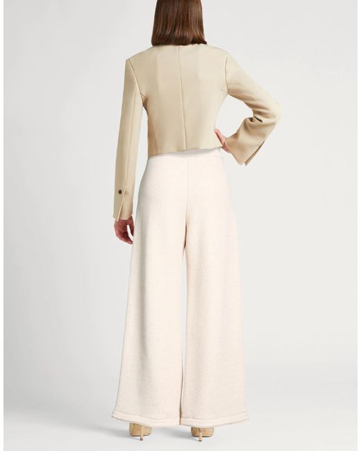 Max Mara Natural Wide-Leg Trousers