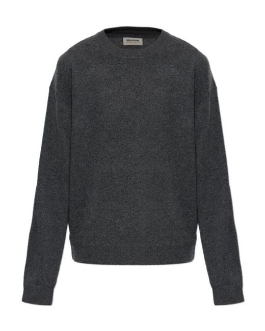 Zadig & Voltaire Gray Marko Sweater for men