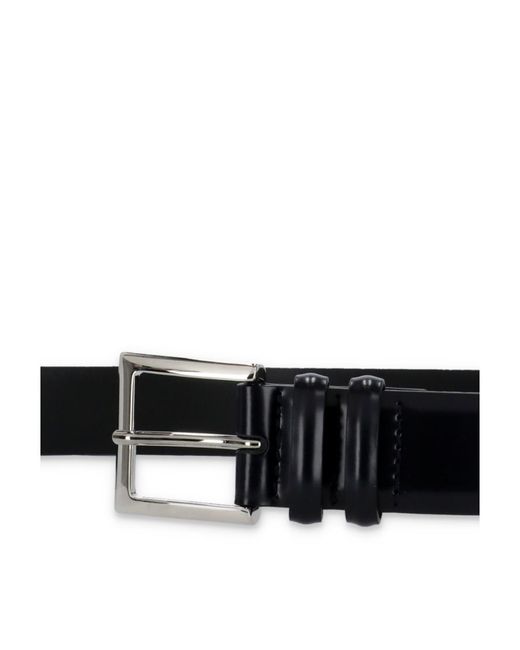 Orciani White Leather Belt for men