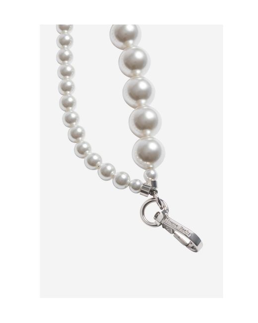 Simone Rocha Metallic Beaded Shoulder Bag Strap