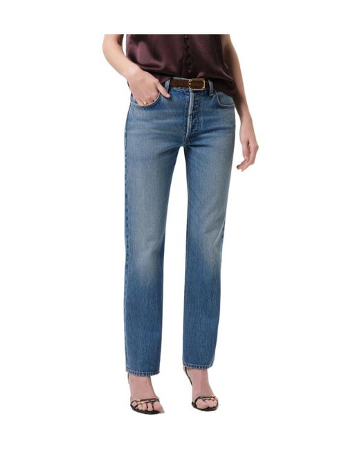 Citizens of Humanity Blue Belt-Loop Jeans