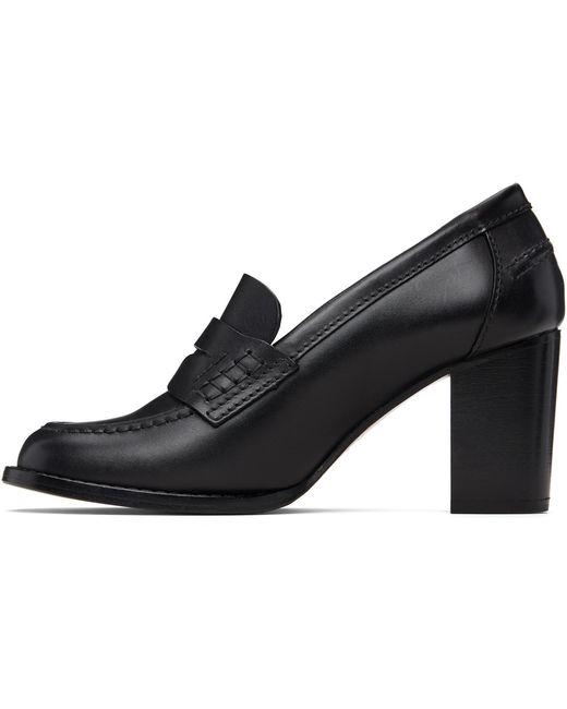 A.P.C. Black Moc High Heels