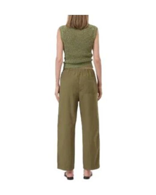 Closed Green Romilla Drawstring Trousers
