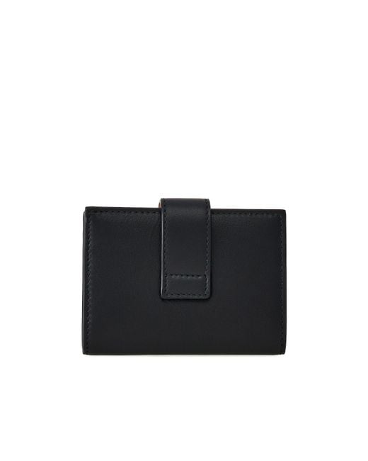 Ferragamo Black Hug Card Clip