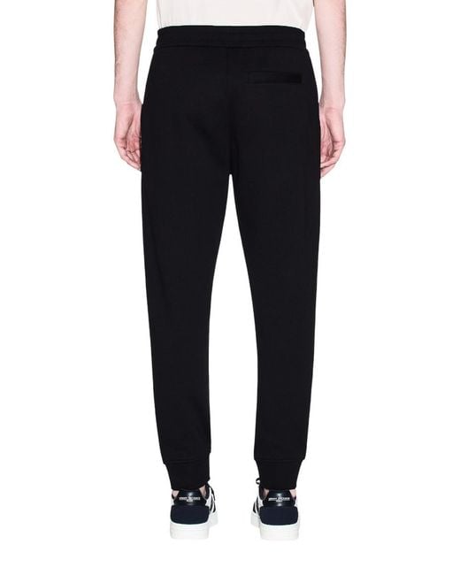 ARMANI EXCHANGE Blue Logo Jogging Pants for men