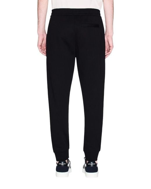 ARMANI EXCHANGE Blue Logo Jogging Pants for men