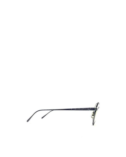 Loewe Yellow Round Frame Sunglasses for men